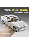 Mercedes Benz S320L Beyaz Diecast Model Araba Mercedes Benz W140 320SEL Makam Arabası Koleksiyonluk
