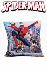 Gökyüzünde Spiderman Yastık - Örümcek Adam Yastık Çocuk Yastık Spiderman Kırlent