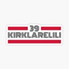 39 Kırklarelili Plaka Araba Sticker Yapıştırması