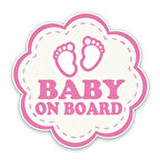 Arabada Bebek Var Sticker Yapıştırma 18CM
