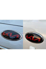 Kia Ceed Yeni Yazılı Logo Ön Arka Siyah  Kırmızı 2013 2016 Özel Dizayn