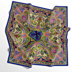 90 X 90 İpek Vual  İnce Eşarp