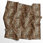 Leopar Desenli Soft Pamuk Eşarp - 04485