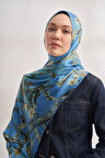 İthal Vual Almond Blossom Desen Şal -4464