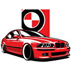 E46 E90 Drift Araba Oto Sticker Yapıştırma 14cm md2