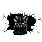 Hard Rock Araba Sticker Yapıştırması Renkli 17 Cm Etiket