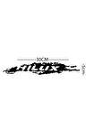 Hilux Araba Sticker Oto Etiker 30 Cm Siyah Renk