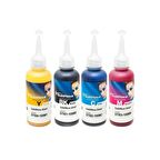 InkTec Sublinova Epson Muadil Süblimasyon Mürekkep 4x100ml Set (DTI01-100M)