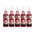 Kuşe Mürekkep 500ml Açık Kırmızı Renk