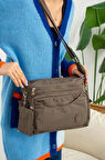 Klinkır Kadın Postacı Çanta Çok Cepli 30*20 Cm Su İtici Kumaş Kadın Çapraz Askılı Omuz Çantası