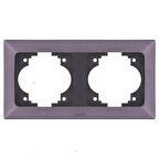 NE-AD Aras İkili Yatay Çerçeve - Füme