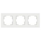 Mutlusan Üçlü Yatay Çerçeve Rita Natural - Beyaz