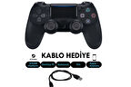 Electrima Doubleshock 4 Kablosuz Titreşimli Oyun Kolu PS4 Siyah