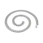 Chavin Gri 55 cm. 7 mm. Gürmet Erkek Çelik Zincir dm95