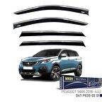 Peugeot 5008 Niken Kromlu Cam Rüzgarlığı 4lü Set 2018 ve Üstü