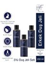 Erkeklere Özel Derin Temizlik Ferahlatıcı Bakım Nemlendirici Etkili Besleyici Duş Jeli Seti 250ml x3