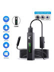 Apprise 8leds USB 10 Metre 1200P Wifili Endoskop Su Geçirmez Hd Yılan Kamera