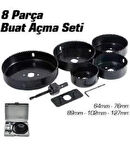 8 Parça Panç Seti Ahşap Kartonpiyer Sunta Alçıpan Delici Testere 8 Parça Ahşap Alçıpan Panç 