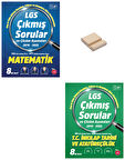 LGS 8. Sınıf Çıkmış Sorular Matematik ve İnkılap + Telefon Standı