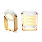 Katlanabilir Dokunmatik Kısalabilir USB Şarj Edilebilir LED Gece Lambası