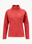 Helly Hansen HH..15011_HHA.101_W FULLZIP POLAR Kırmızı Dik Yaka Normal Düz Kadın Polar Sweatshırt