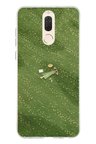 Huawei Mate 10 Lite Uyumlu Zamanı Durduran Yeşil Papatya Düşleri Baskılı Silikon Kılıf