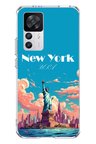 Xiaomi Mi 12T-12T PRO Uyumlu Özgürlük Heykeli New York Baskılı Silikon Kılıf