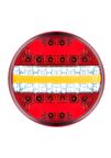 YUVARLAK LED STOP LAMBASI 24 VOLT 5 FONKSİYON NEON DİNAMİK SİNYAL