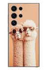 Samsung Galaxy S24 Ultra Uyumlu Sevgili Lamalar Baskılı Silikon Kılıf