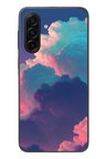 Samsung Galaxy A17 Uyumlu Renkli Doğal Bulutlar Baskılı Silikon Kılıf