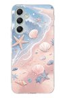 Samsung Galaxy A34 Uyumlu Sahil Deniz Kabuğu Baskılı Silikon Kılıf