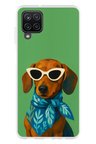 Samsung Galaxy A22-M22-M32 Uyumlu Cool Dachshund Köpek Baskılı Silikon Kılıf