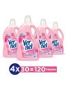 Vernel Gülün Büyüsü Beyazlar ve Renkliler İçin Yumuşatıcı 4 x 3000 ml 120 Yıkama