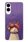 Samsung Galaxy S25 Edge Uyumlu Frida Catlo kedi Baskılı Silikon Kılıf