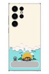 Samsung Galaxy S23 Ultra Uyumlu Tatil Yolu Baskılı Silikon Kılıf