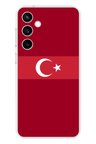 Samsung Galaxy S23 FE Uyumlu Türk Milli Takım Kırmızı Forma Baskılı Silikon Kılıf