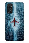 Redmi Note 11 - 11s Uyumlu Kış Ortasında Uçak Baskılı Silikon Kılıf