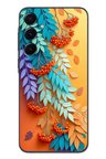 Samsung Galaxy A55 Uyumlu Pastoral Çicekler Baskılı Silikon Kılıf