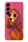 Samsung Galaxy S25 Plus Uyumlu Gözlüklü Köpek Baskılı Silikon Kılıf