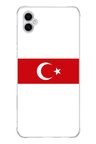 Samsung Galaxy A04 Uyumlu Türk Milli Takım Beyaz Forma Baskılı Silikon Kılıf
