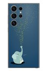 Samsung Galaxy S24 Ultra Uyumlu Uyuyan Fil Baskılı Silikon Kılıf