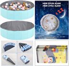 Baby Marine Katlanır Aktivite ve Top Havuzu - 100 Top Hediye - 5 Renk