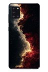 Samsung Galaxy A31 Uyumlu Uzay Boşluğu Baskılı Silikon Kılıf