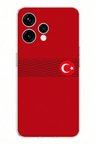 OPPO Reno 15 - Reno 15F Uyumlu Türk Milli Takım Izgara Desenli Forma Baskılı Silikon Kılıf