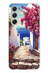 Samsung Galaxy A34 Uyumlu Ege'nin Kayıp Sokakları Baskılı Silikon Kılıf