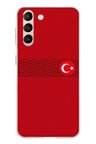 Samsung Galaxy S21 Uyumlu Türk Milli Takım Izgara Desenli Forma Baskılı Silikon Kılıf