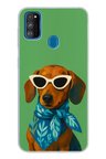 Samsung Galaxy M30S/M21 Uyumlu Cool Dachshund Köpek Baskılı Silikon Kılıf