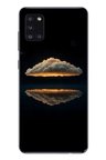 Samsung Galaxy A31 Uyumlu Bulut  Yansıması Baskılı Silikon Kılıf