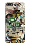 Huawei Y7 2018 - Honor 7C Uyumlu Breaking Bad Kolaj Baskılı Silikon Kılıf