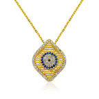 Gümüş Nazar Kadın Kolye